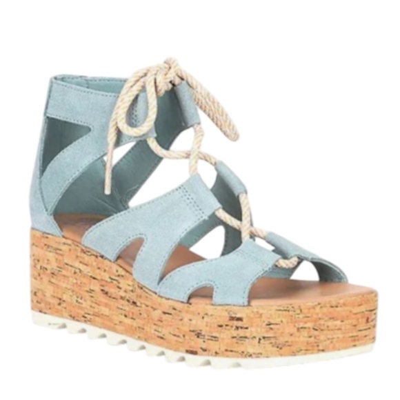 Sorel Shoes - Sorel Cameron Lace-Up Suede Ghillie Gladiator Sandals